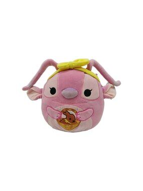 Squishmallows Disney's Lilo and Stitch Angel 8" Pink Easter Plush READ